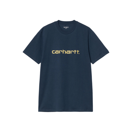 Carhartt WIP S/S Script T-Shirt Ink Air Yellow