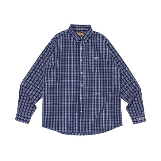 Human Made Check BD Shirt Navy