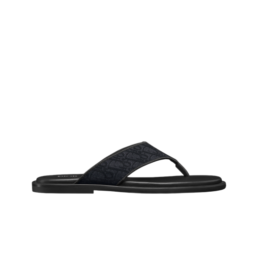 3SA161ZSA-H969 Dior Alias Thong Sandal Dior Oblique Jacquard Black