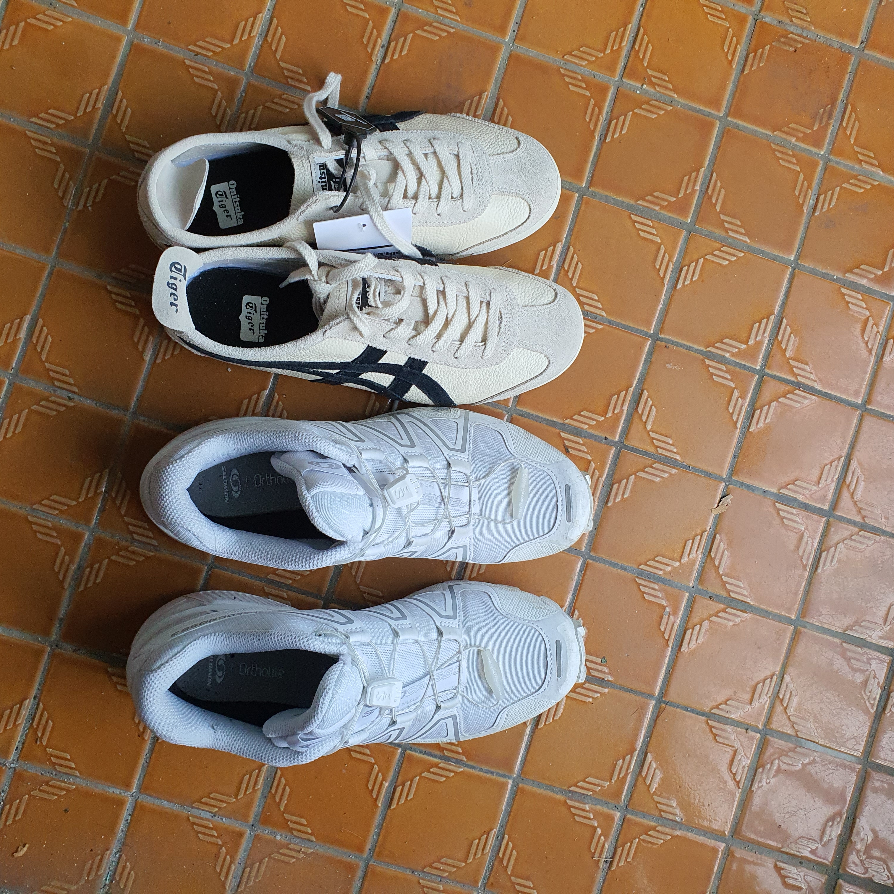 Onitsuka Tiger Mexico 66 Vintage White Black 착용 스타일