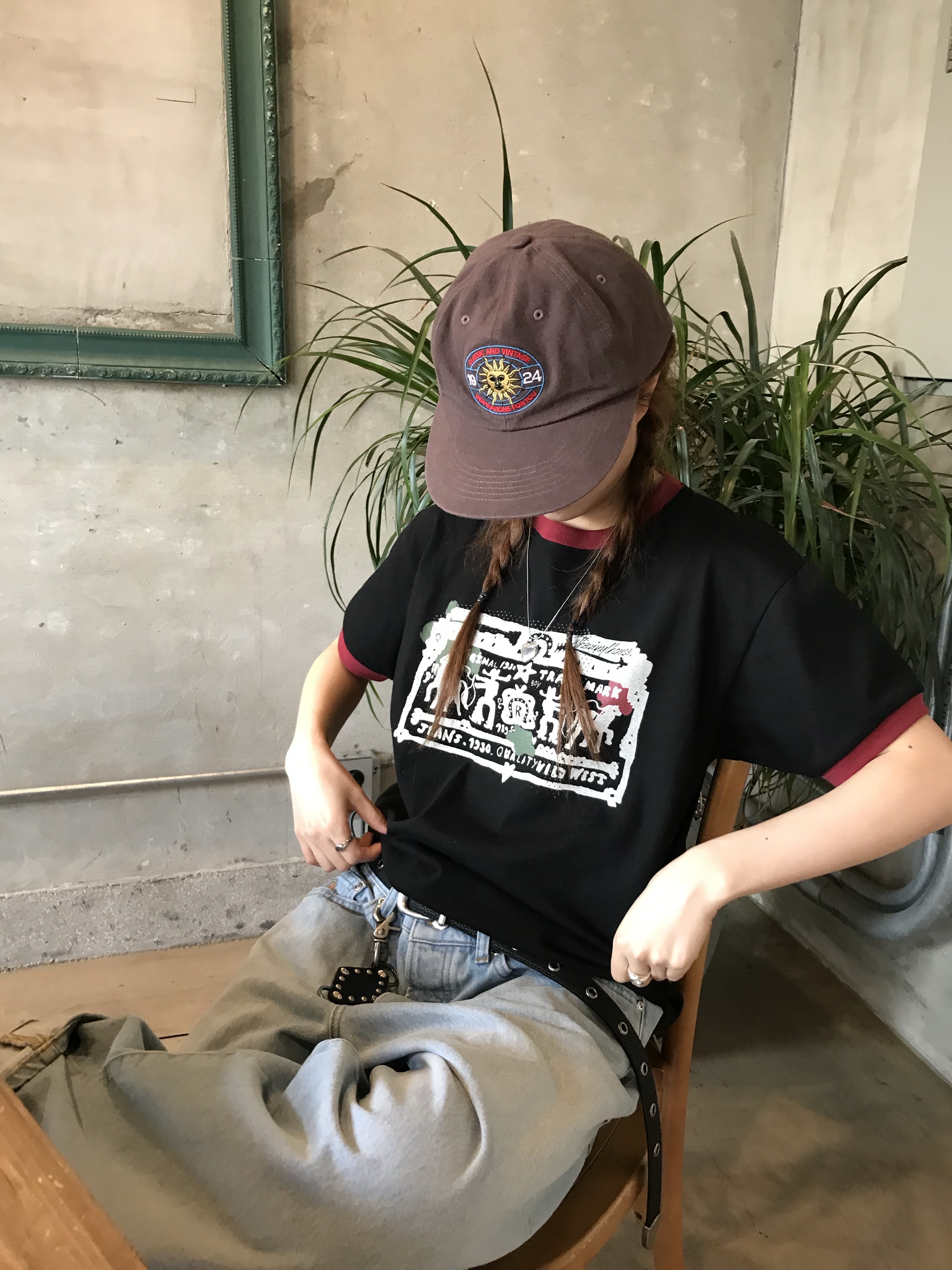 Stussy Denim Big OL' Jean Light Wash 착용 스타일 - 1