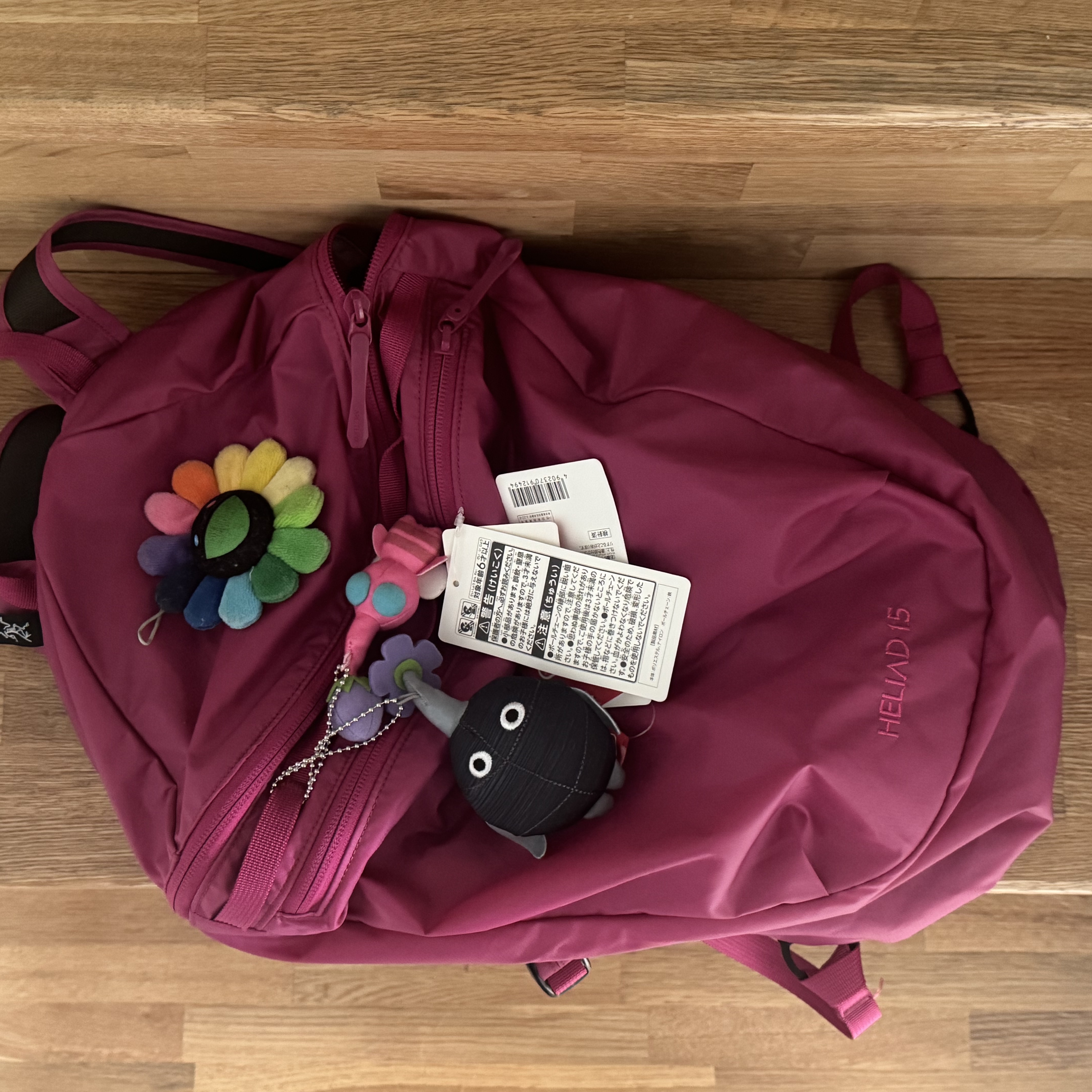 Arc'teryx Heliad 15 Backpack Synth 착용 스타일