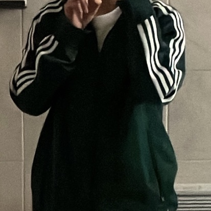 Adidas Adicolor Classic Beckenbauer Track Top Collegiate Green - KR Sizing 착용 스타일