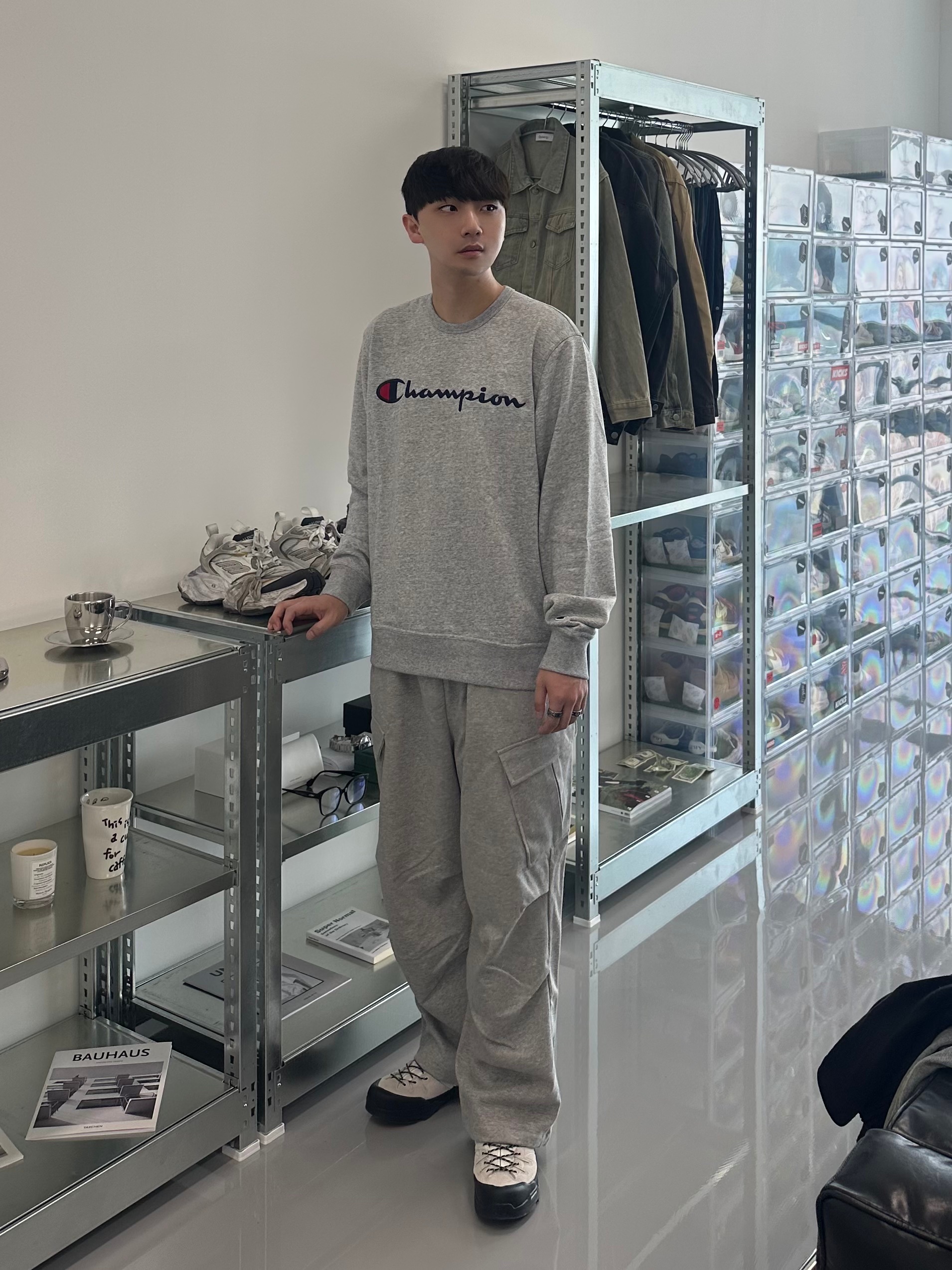 Salomon x MM6 Maison Margiela X-ALP White 착용 스타일 - 1