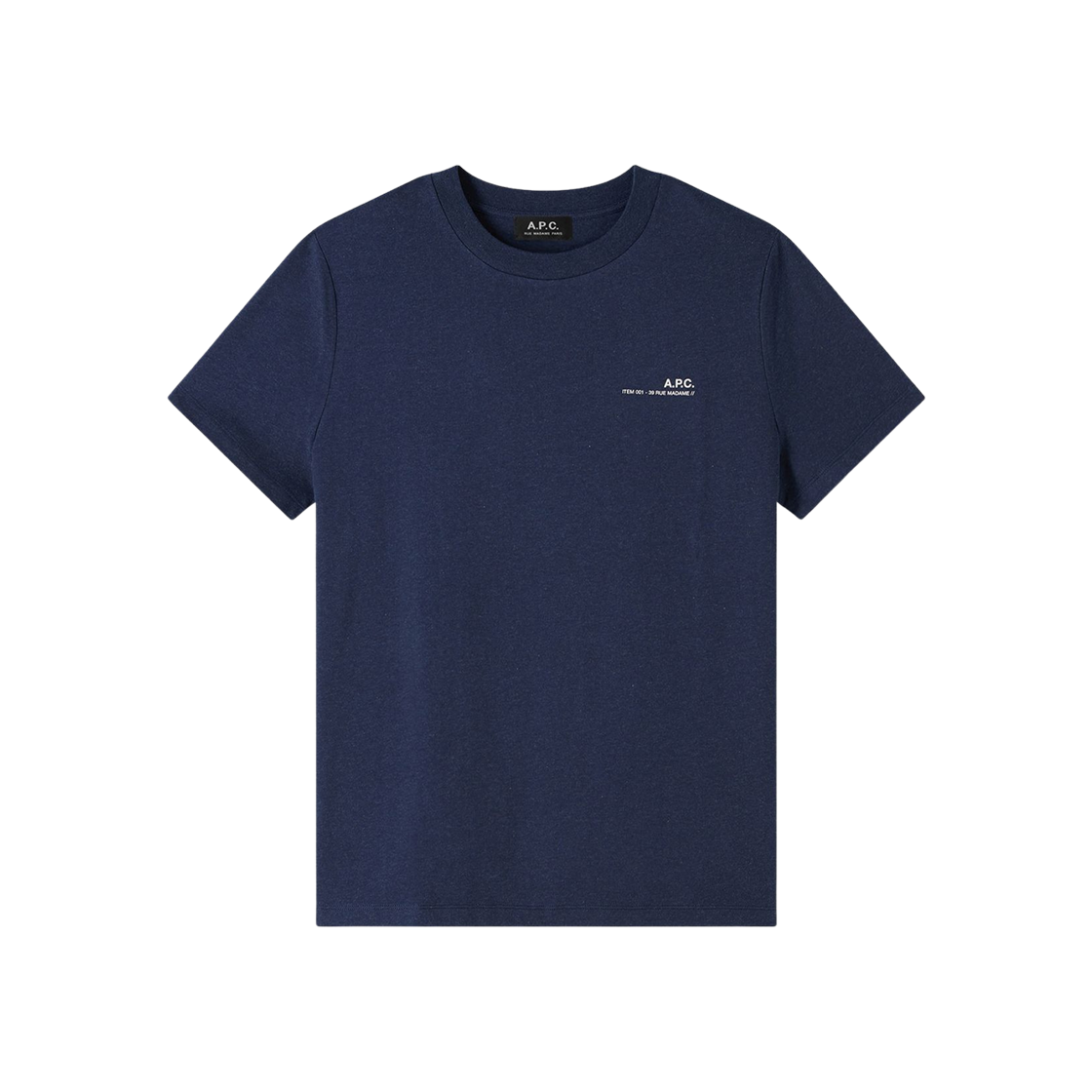 아페쎄 스탠다드 아이템 티셔츠 스틸 네이비 블루(A.P.C. Standard Item T-Shirt Steel Navy Blue) - 1
