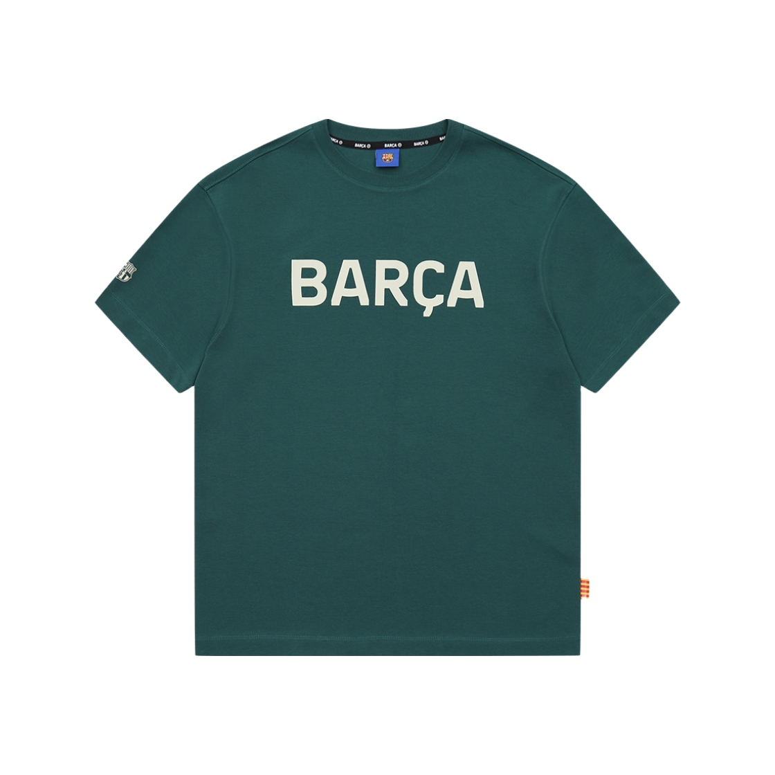 FC 바르셀로나 클래식 라인 반팔티셔츠 그린(FC Barcelona Classic Line T-Shirt Green)