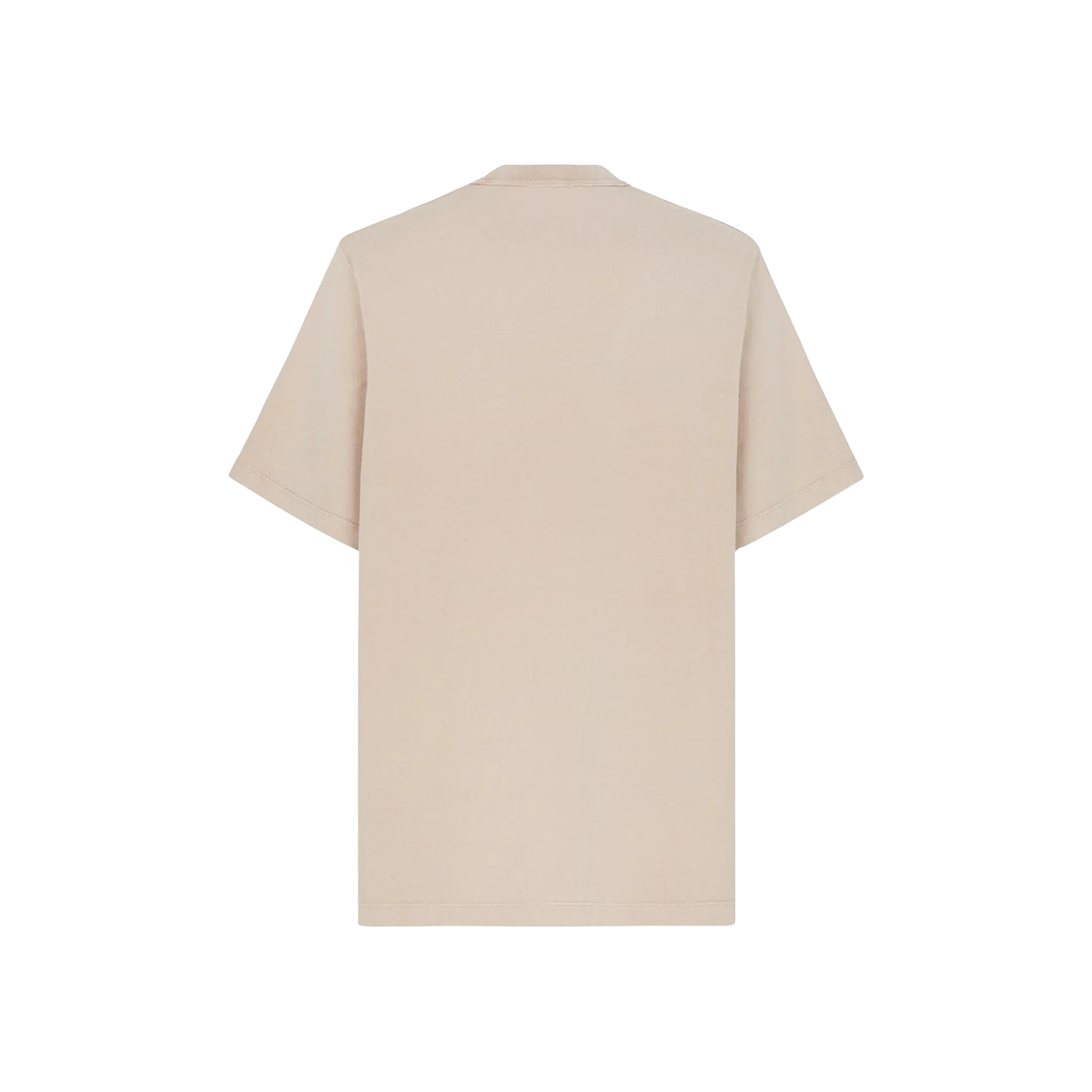 펜디 워시드 컴팩트 저지 티셔츠 베이지(Fendi Washed Compact Jersey T-Shirt Beige) - 2