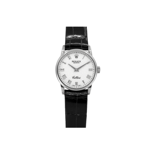 6111 Rolex 6111 Cellini 25mm Quartz 18K White Gold