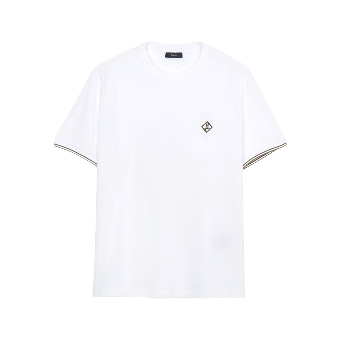 JG000230U-54005-1000 Herno Short Sleeve T-Shirt White