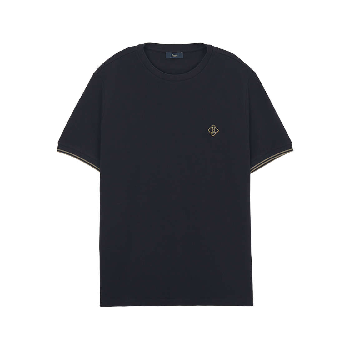 JG000230U-54005-9200 Herno Short Sleeve T-Shirt Navy
