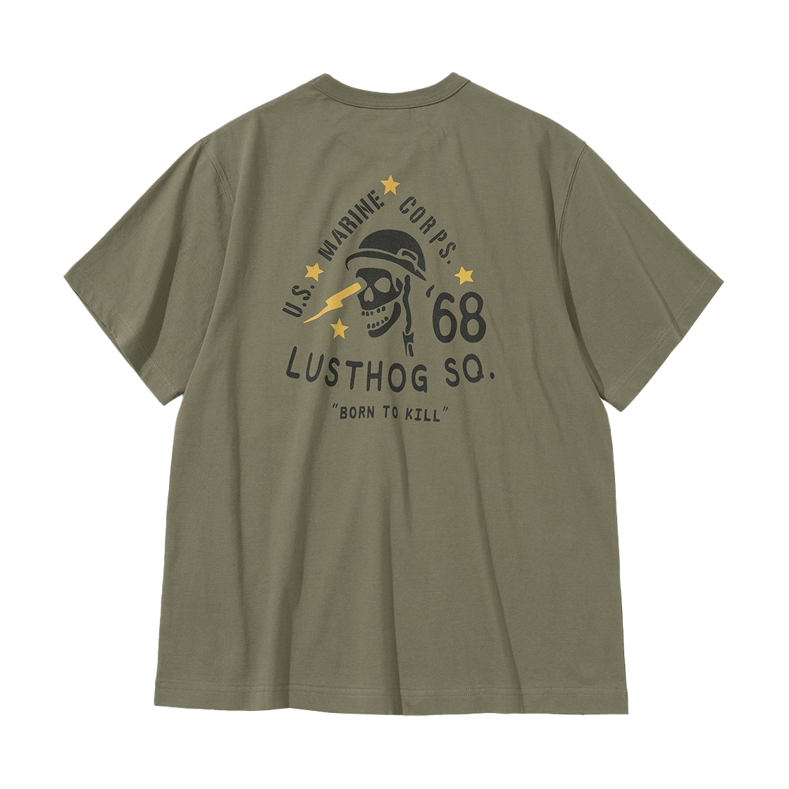 유니폼브릿지 본 투 킬 숏슬리브 티 올리브