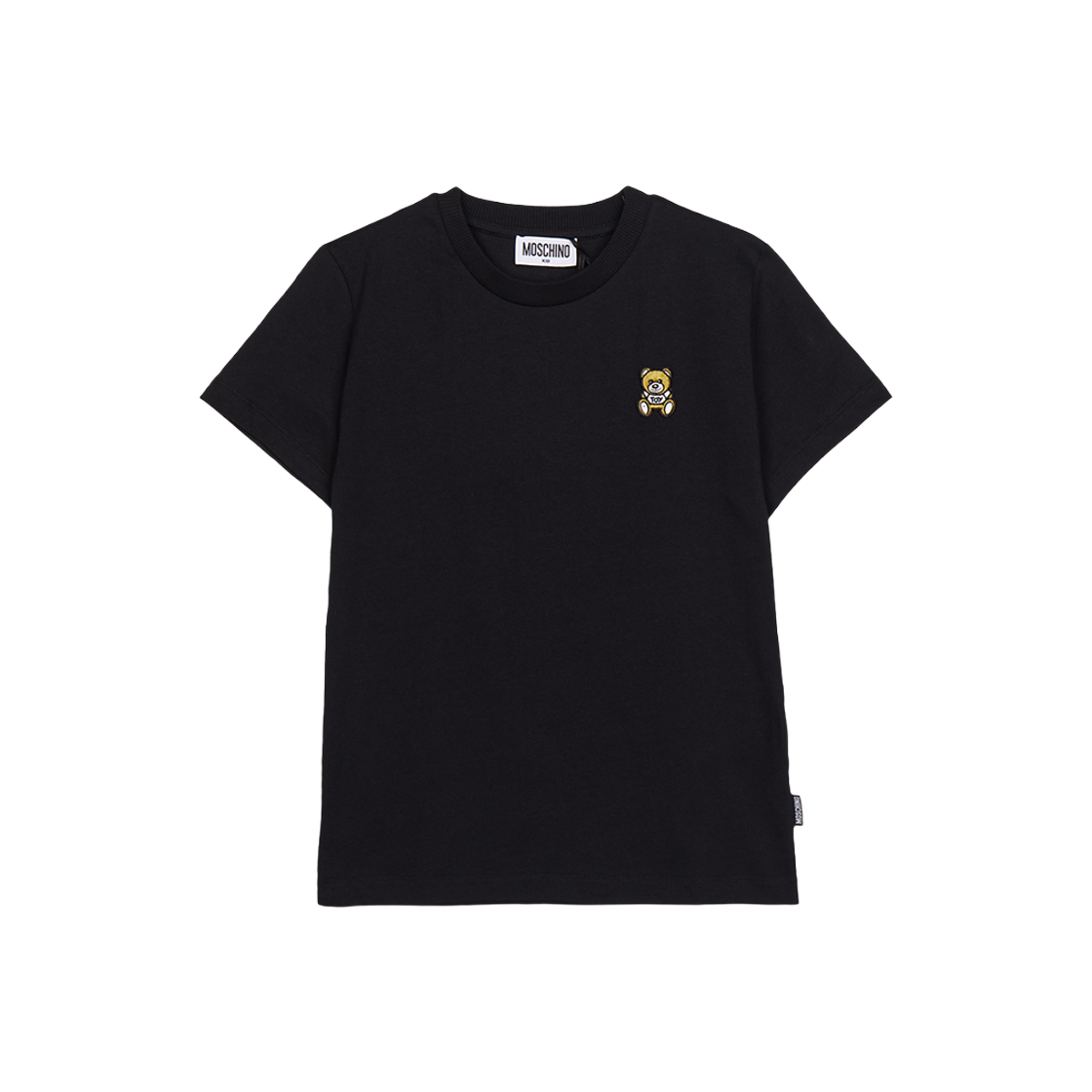 HUM05E-LAA02-60100 (Kids) Moschino Short Sleeve T-Shirt Black