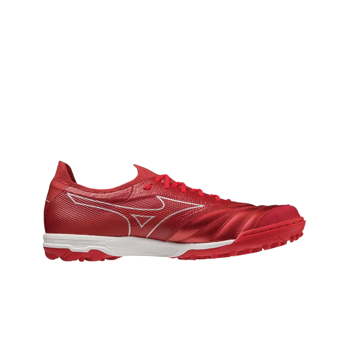 미즈노 모렐리아 네오 살라 재팬 TF 하이 리스크 레드 갤럭시 실버(Mizuno Morelia Neo Sala Japan TF High Risk Red Galaxy Silver)