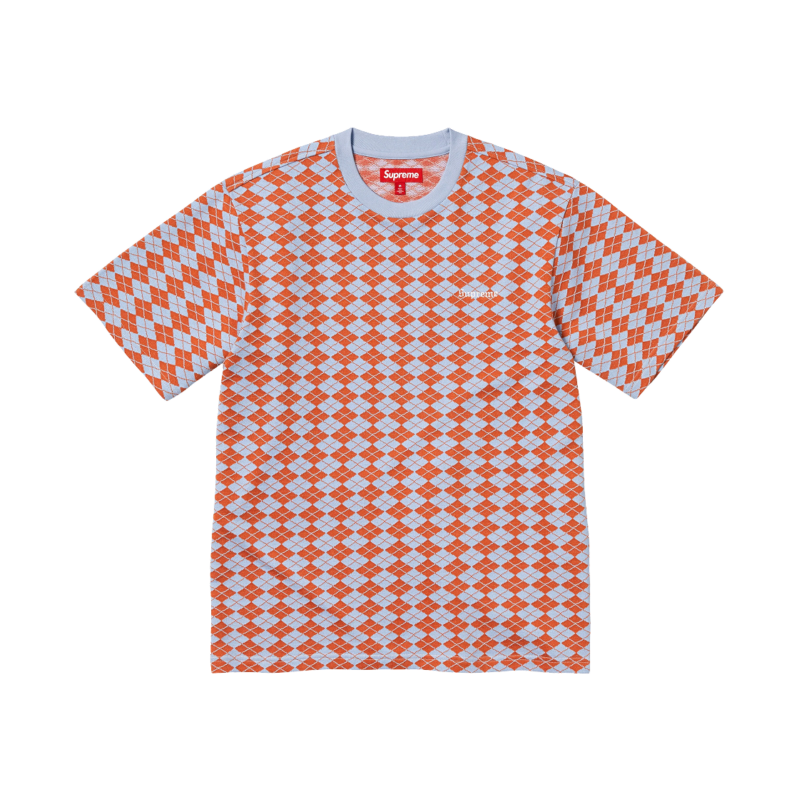 - Supreme Diamond Jacquard S/S Top Blue - 25SS - 대표 이미지 #1