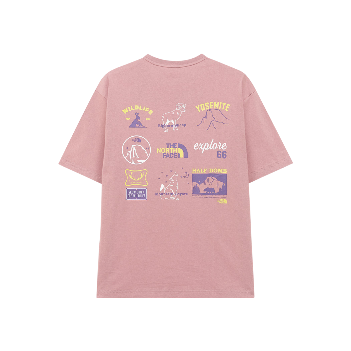 노스페이스 어드벤쳐 숏슬리브 라운드 티셔츠 그레이쉬 핑크 - 25SS(The North Face Adventure S/S Round T-Shirt Grayish Pink - 25SS) - 2