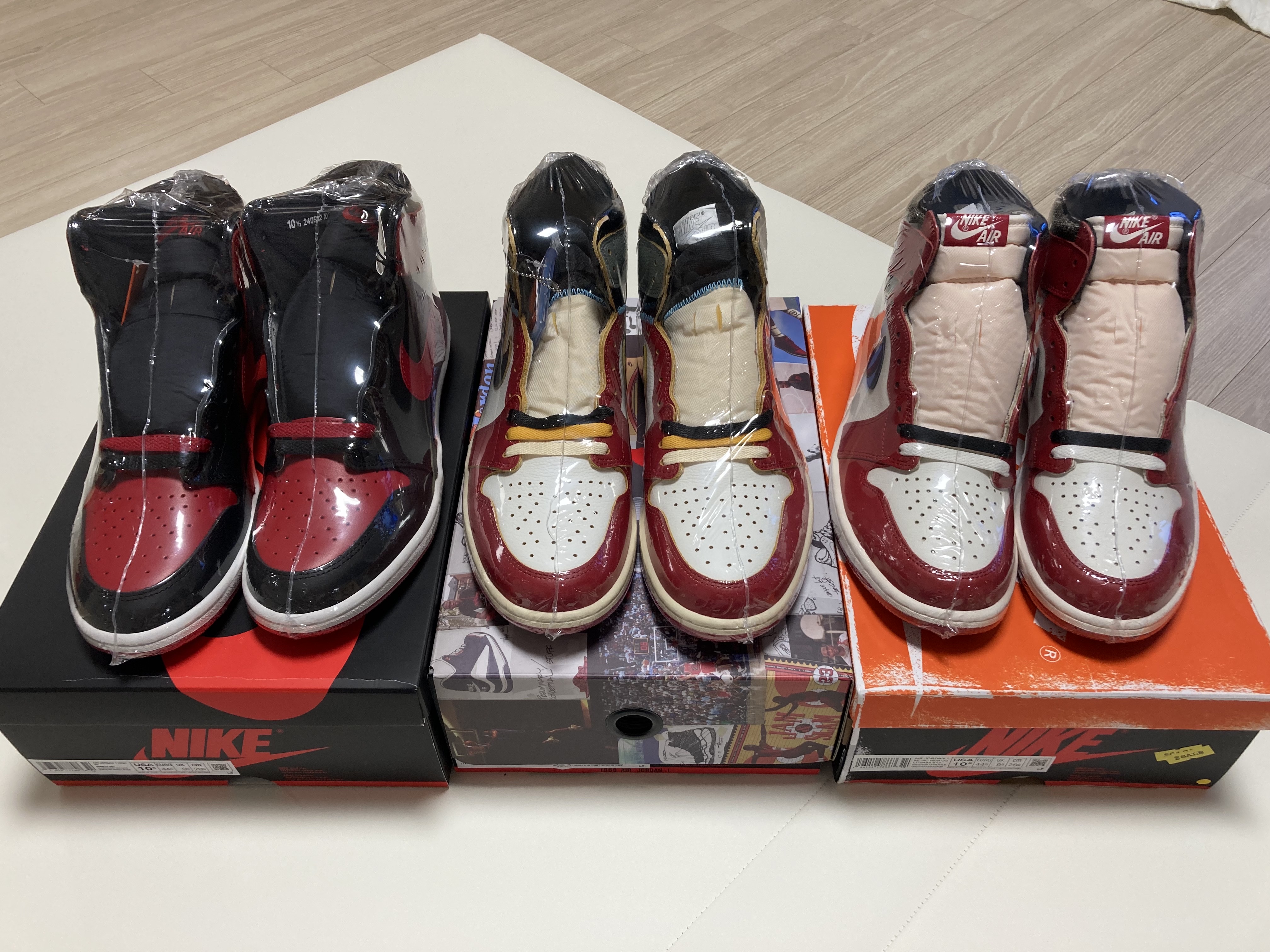 Jordan 1 x Union Retro High OG Chicago Shadow, Jordan 1 Retro High OG Chicago 2022 착용 스타일 - 3