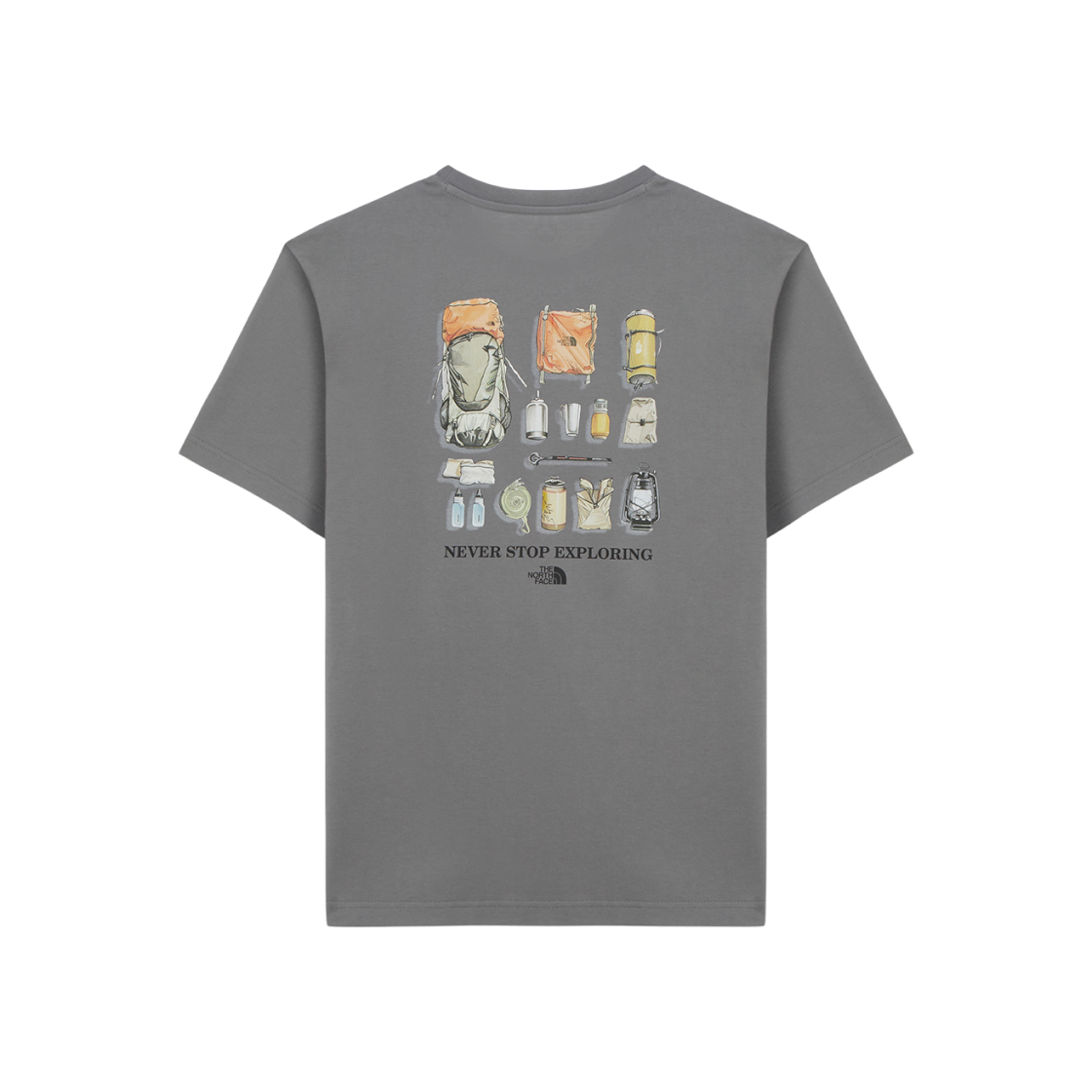 노스페이스 캠프 바이브 숏슬리브 라운드 티셔츠 그레이 - 25SS(The North Face Camp Vibe S/S Round T-Shirt Gray - 25SS) - 2