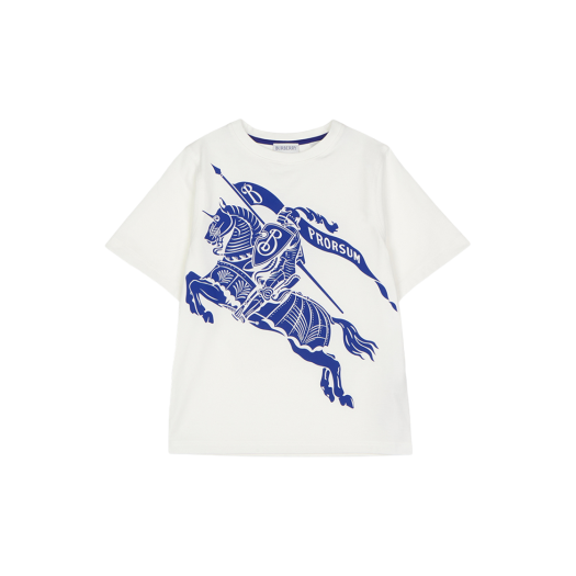 (Kids) Burberry Short Sleeve T-Shirt White