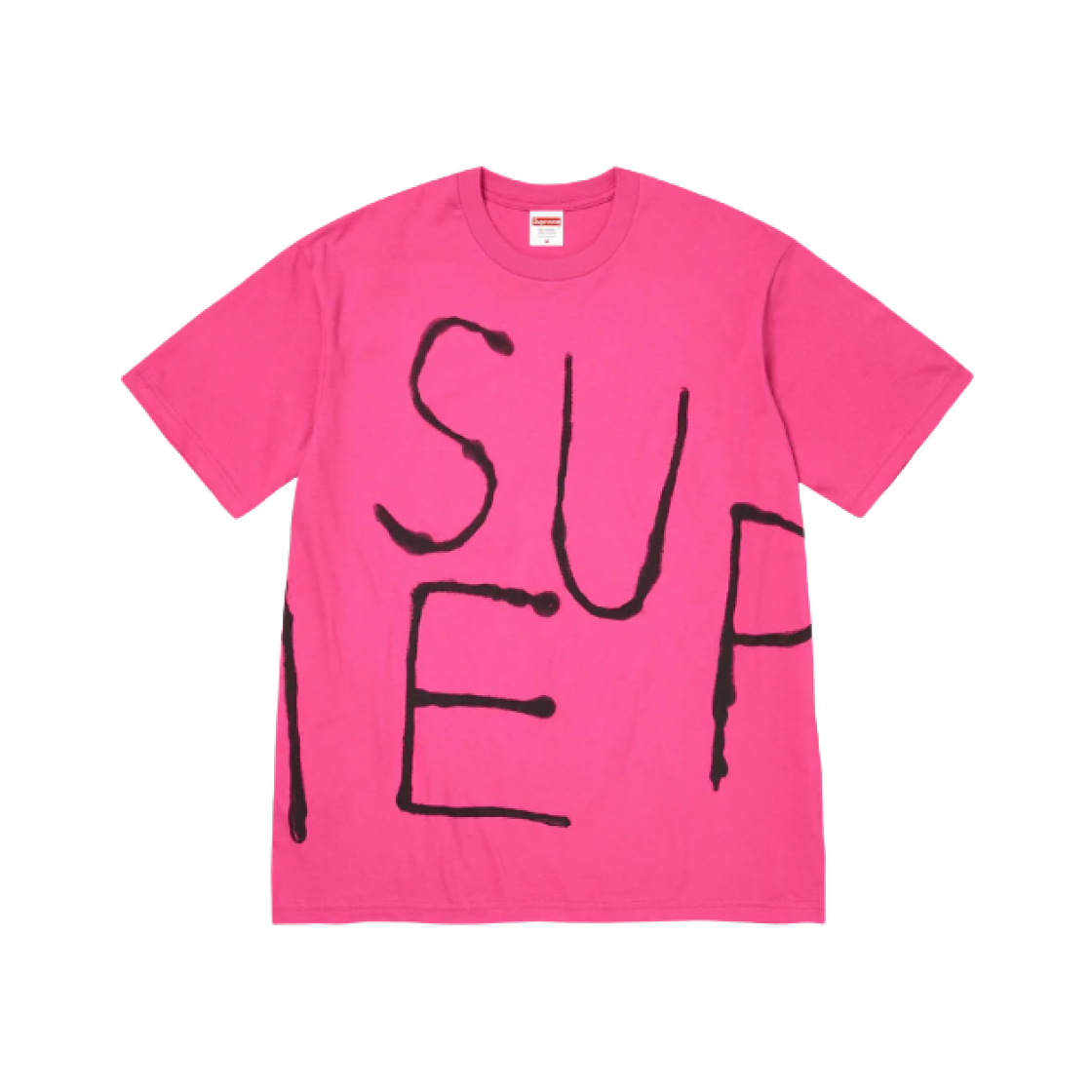 슈프림 페인티드 티셔츠 푸시아 - 25SS