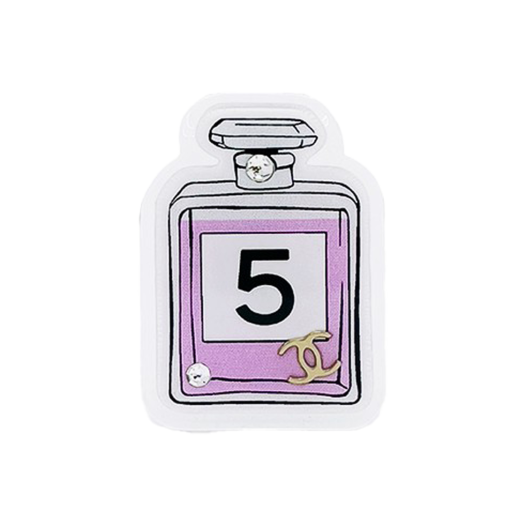 ITWT4E3GQSGG Chanel 24C Perfume Bottle Brooch Champagne Gold