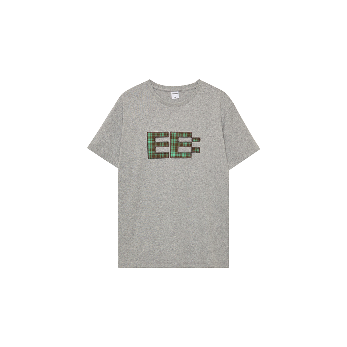 【enzoblues】(韓国人気) PIXEL LOGO ラウンド Tシャツ WHITE enzoblues】(韓国人気) PIXEL LOGO ラウンド Tシャツ WHITE