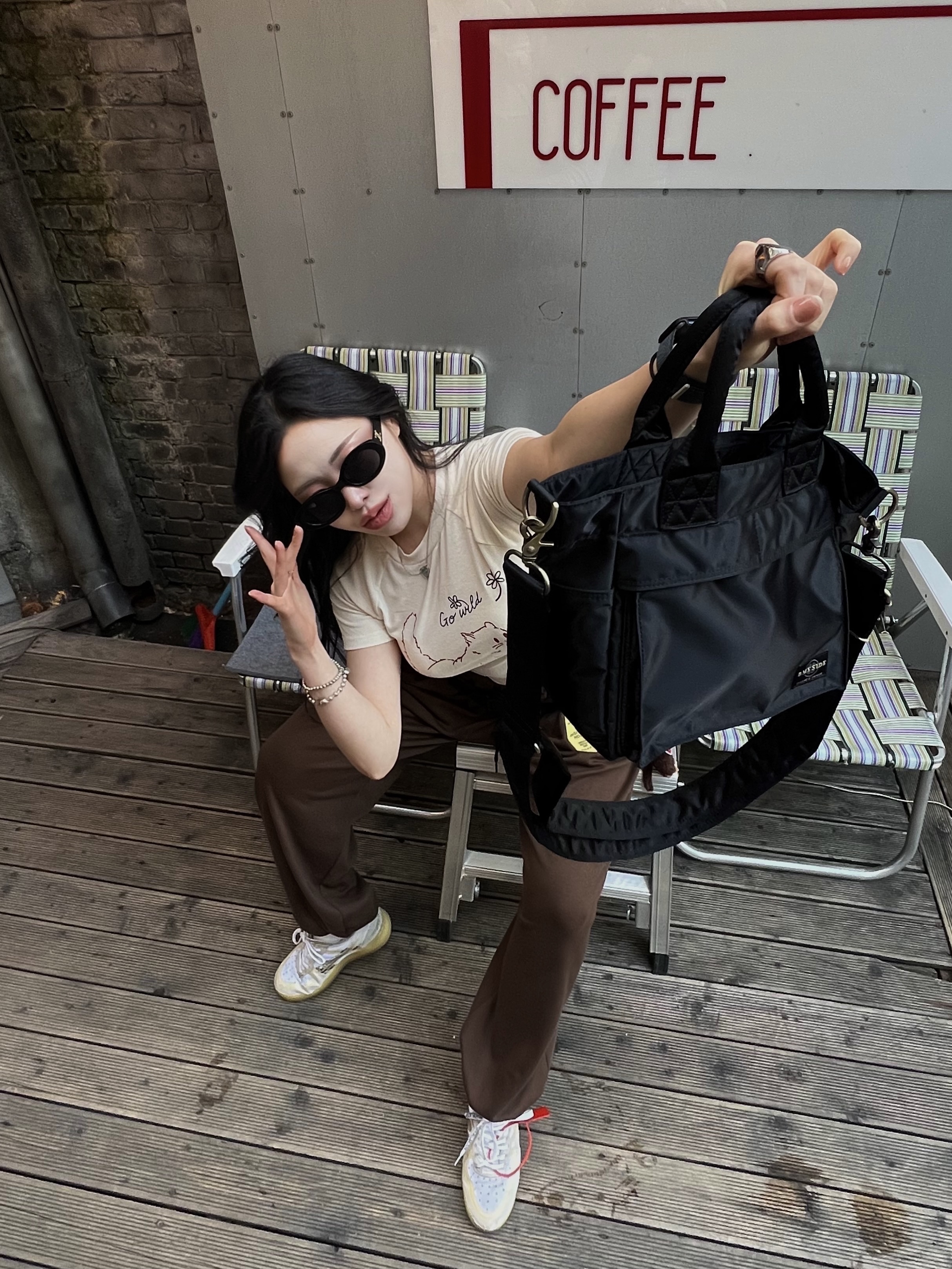 Nike x Off-White Air Force 1 Low The Ten 착용 스타일 - 4
