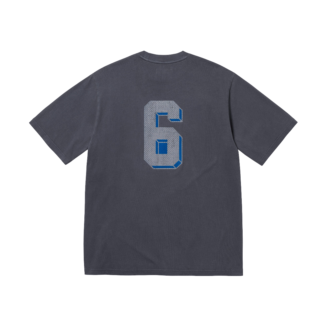 슈프림 플록 워시드 숏슬리브 탑 더스티 네이비 - 25SS | Supreme | KREAM