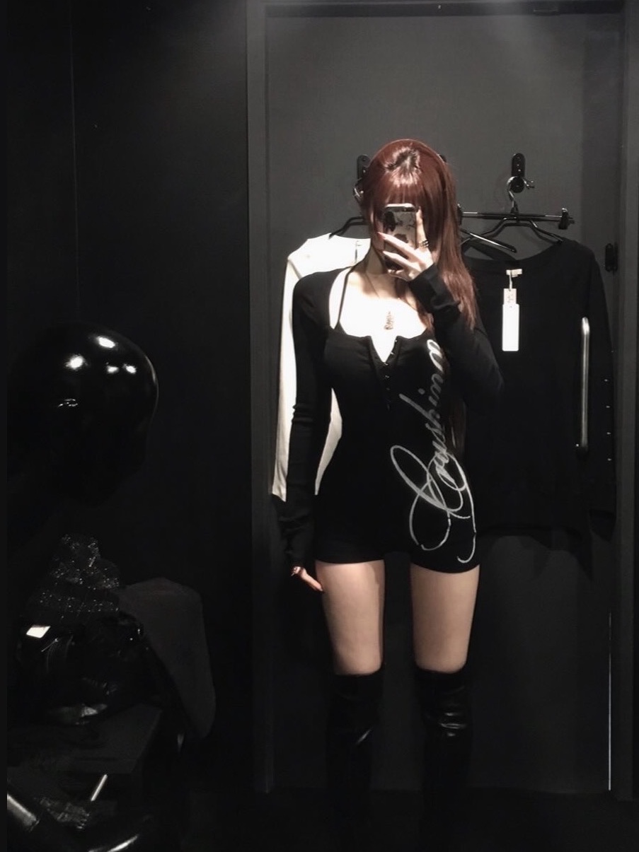 본네 바디수트 블랙, 본네 바디수트 화이트 착용 스타일