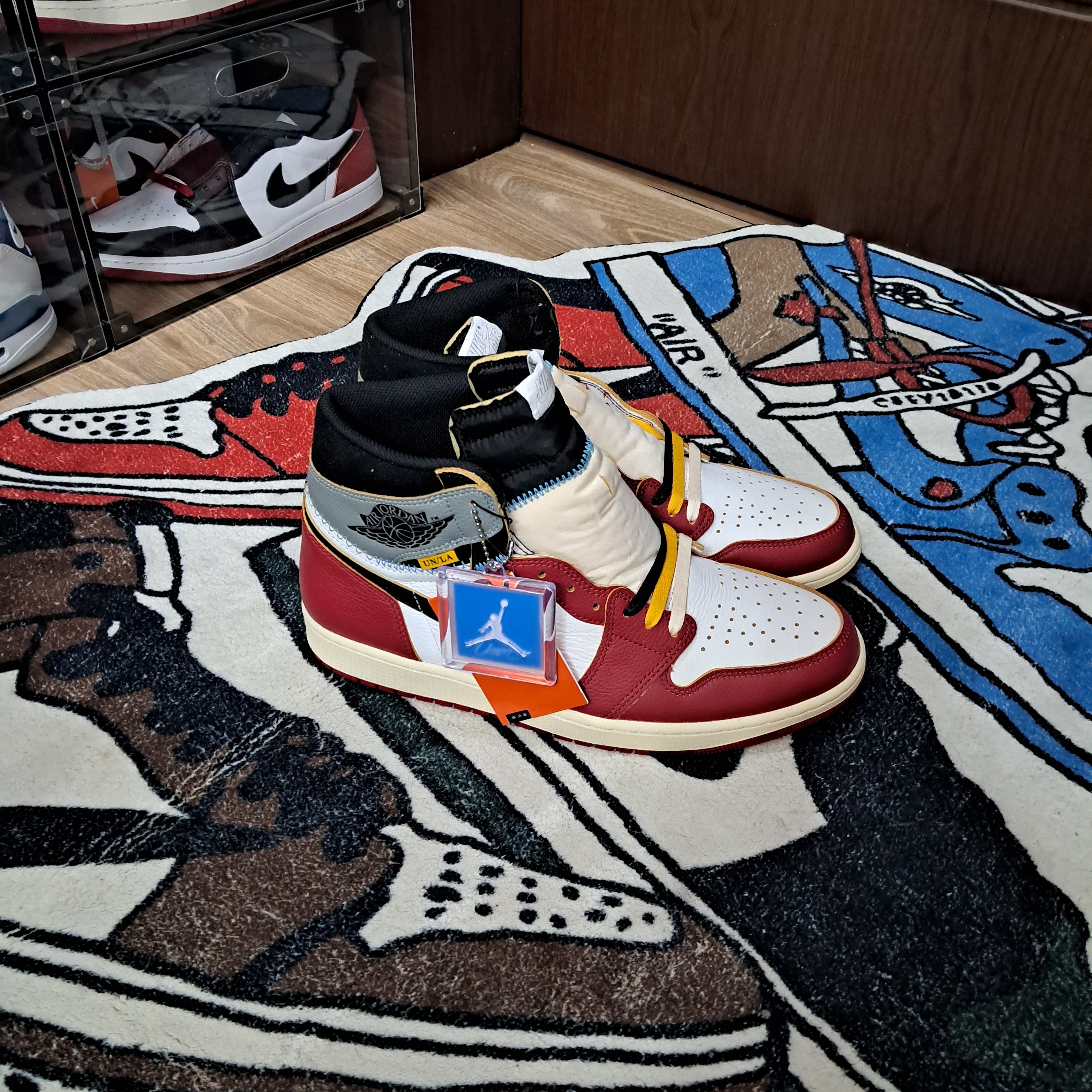 Jordan 1 x Union Retro High OG Chicago Shadow 착용 스타일 - 2