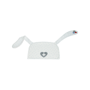 Honkyo Bunny Beanie Dot White