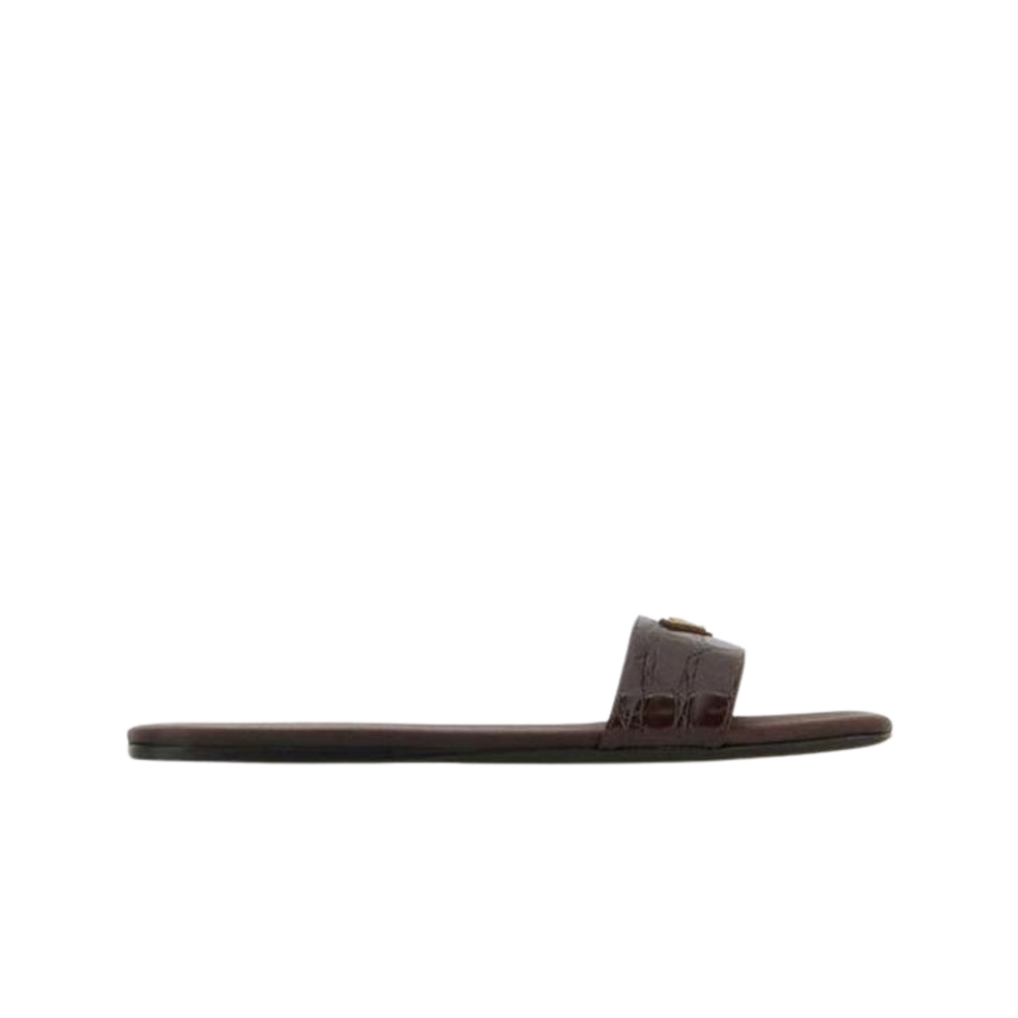 1XX355-3LNT-F0324 (W) Prada Leather Satin Slides Cocoa Brown