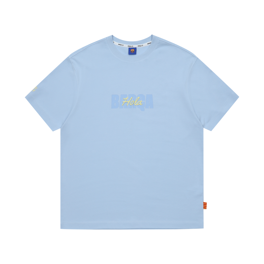 EBCASSLB1 FC Barcelona Line T-Shirt Light Blue - 대표 이미지 #1
