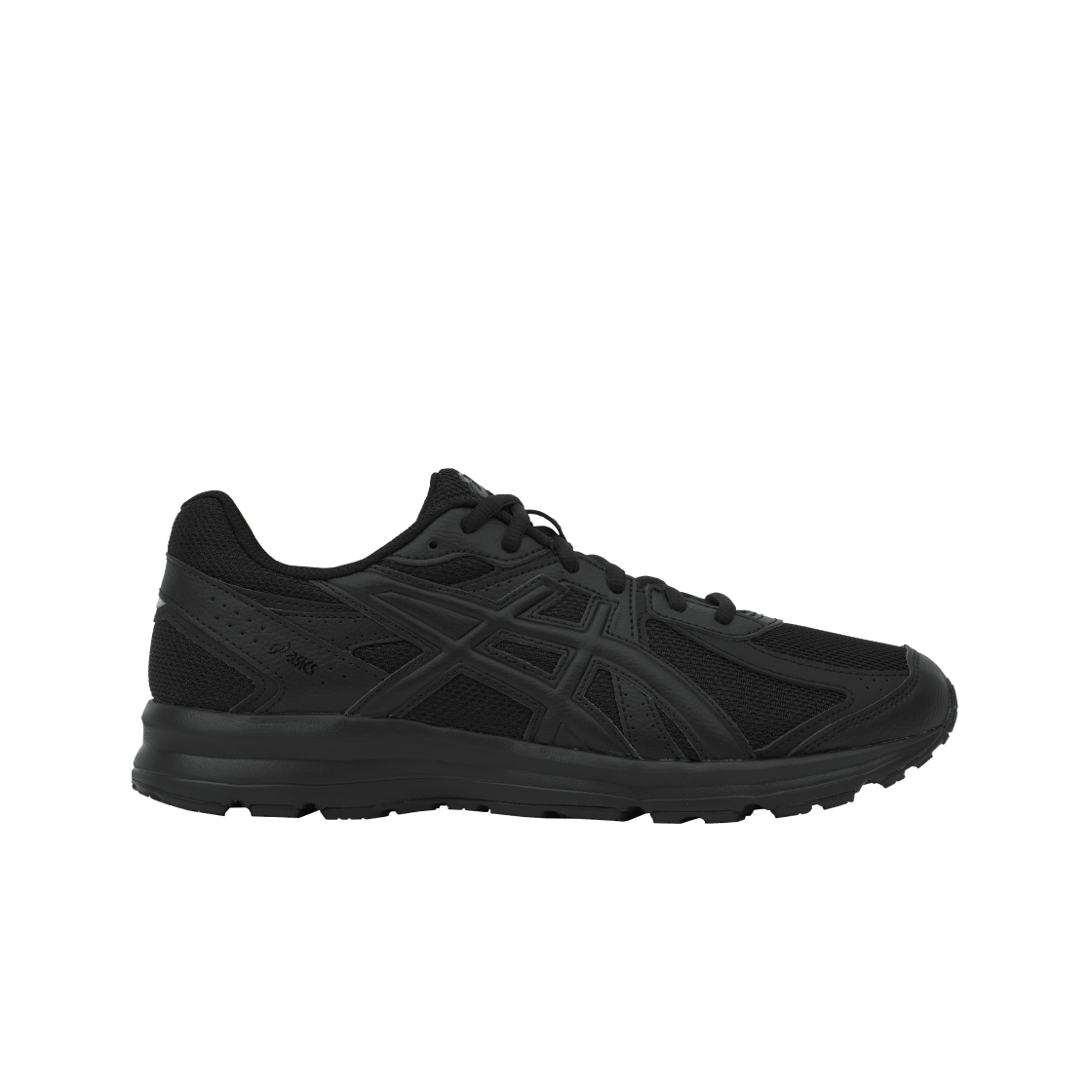 아식스 조그 100 S 블랙 - 2E 와이드(Asics Jog 100 S Black - 2E Wide)