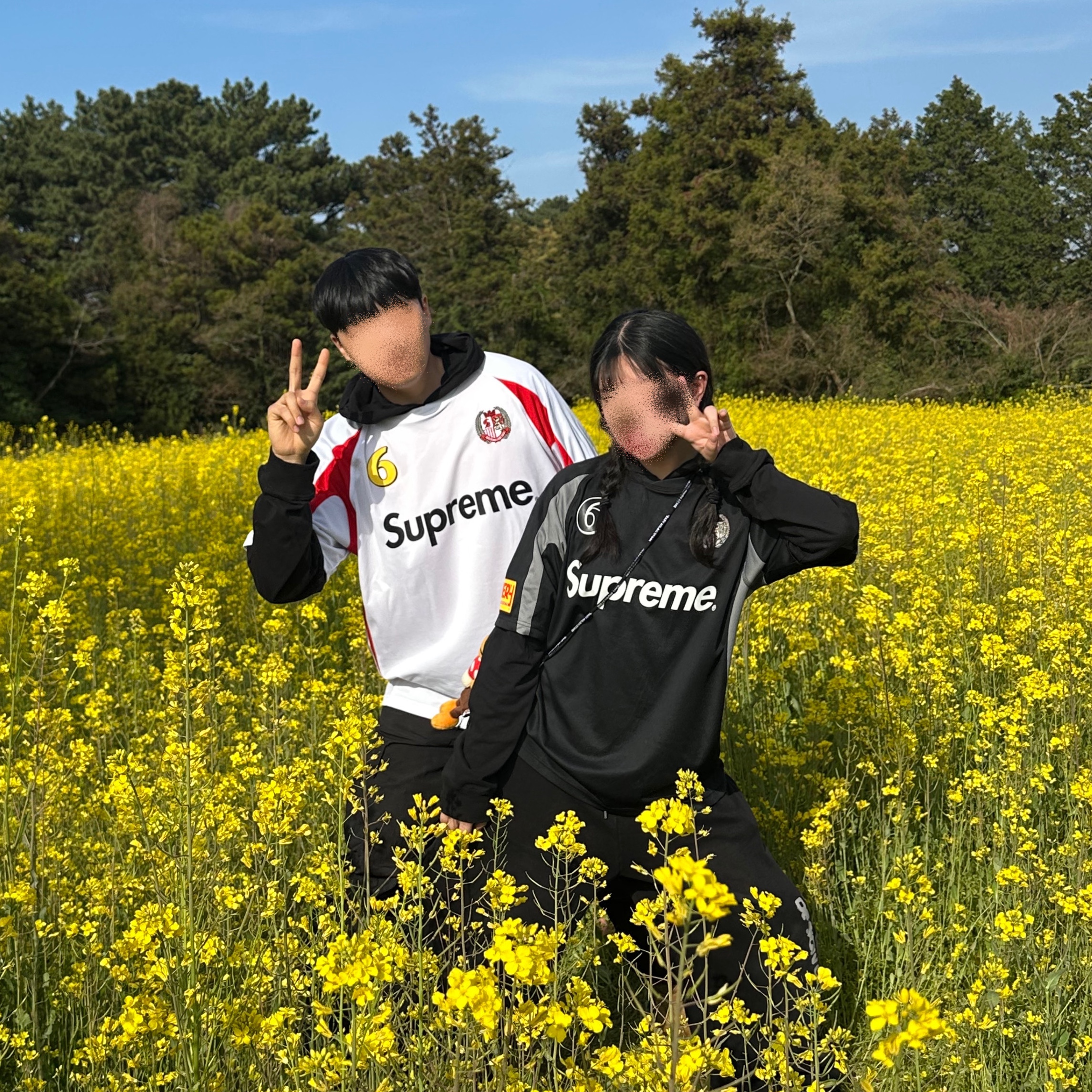슈프림 후드 사커 저지 블랙 - 23FW, 베이프 베이비 마일로 플러시 모바일 백 브라운 착용 스타일
