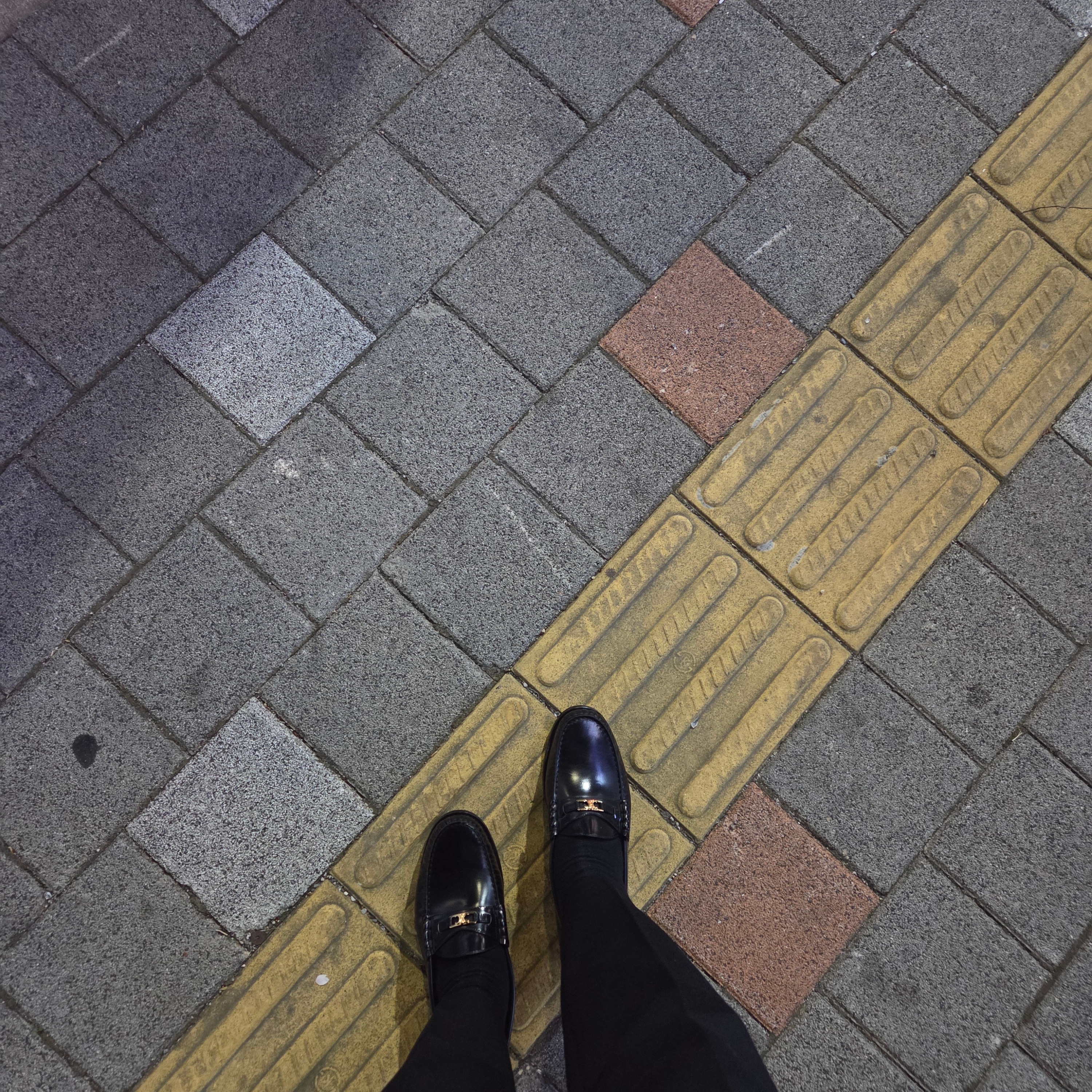 Celine Luco Triomphe Loafer in Polished Bull Black 착용 스타일