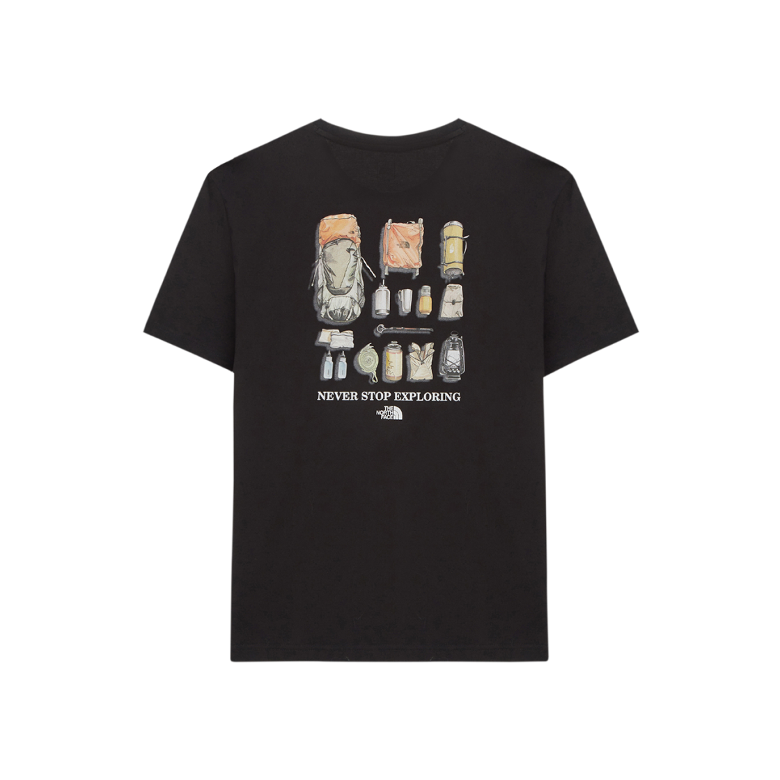 노스페이스 캠프 바이브 숏슬리브 라운드 티셔츠 블랙 - 25SS(The North Face Camp Vibe S/S Round T-Shirt Black - 25SS) - 2