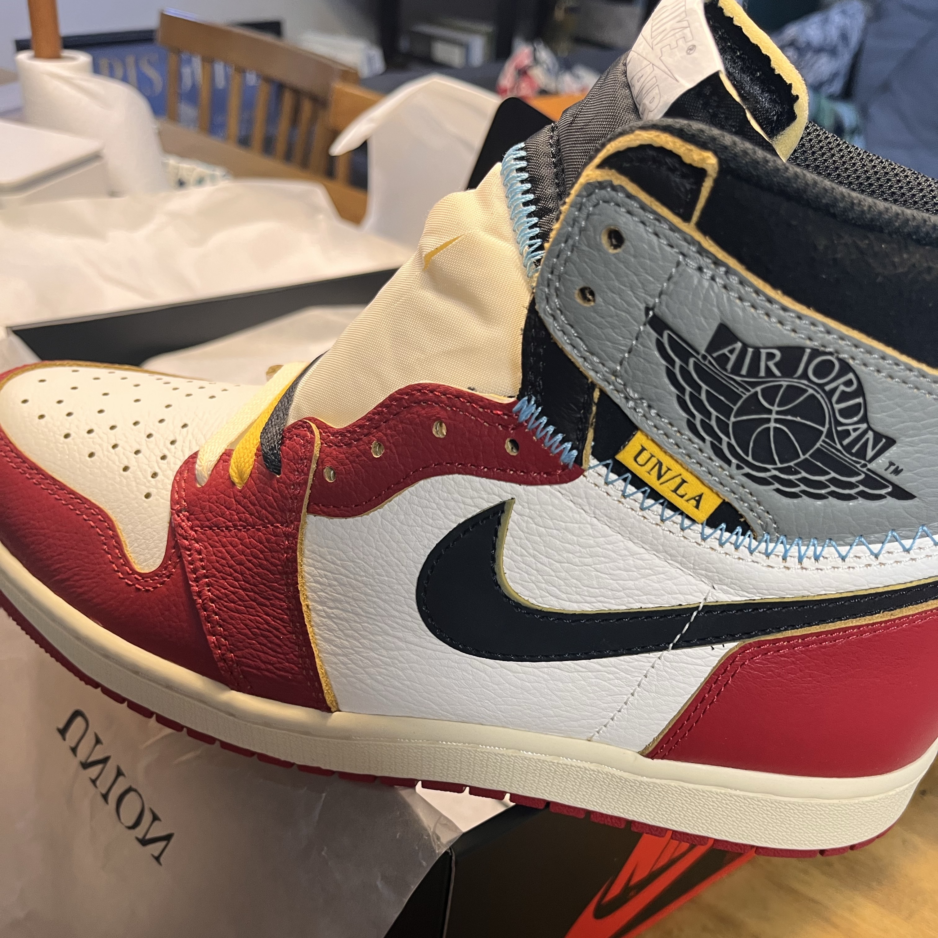 Jordan 1 x Union Retro High OG Chicago Shadow 착용 스타일