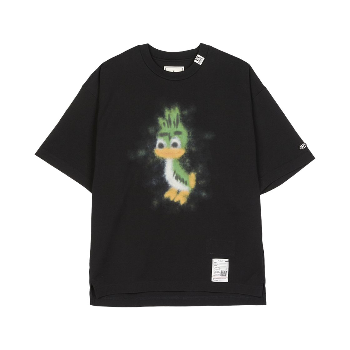 J14TS772-BLACK Maison Mihara Yasuhiro Short Sleeve T-Shirt Black