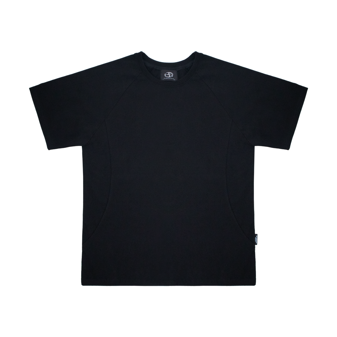 비피투디스오더 사이드 패널 래글런 티 블랙(BP2DISORDER Side Panel Raglan Tee Black)