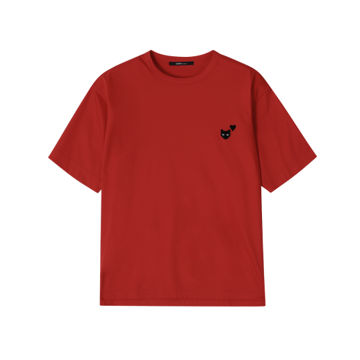 SH3TS810RD Songzio Zzero Love Panther T-Shirt Red