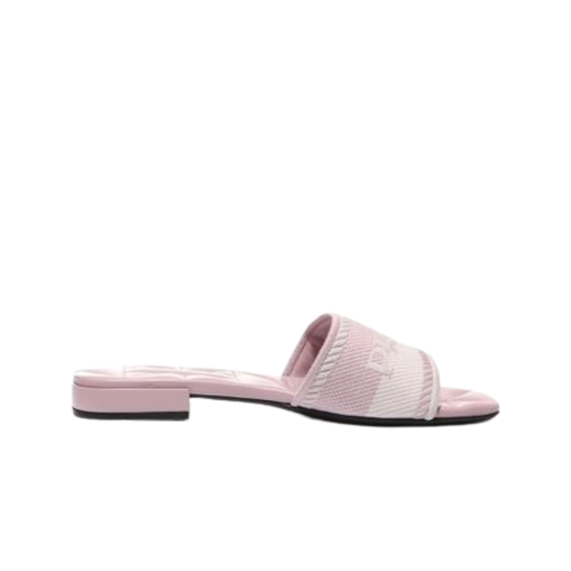 1XX612-3LKB-F0PFG (W) Prada Embroidered Fabric Slides Pink