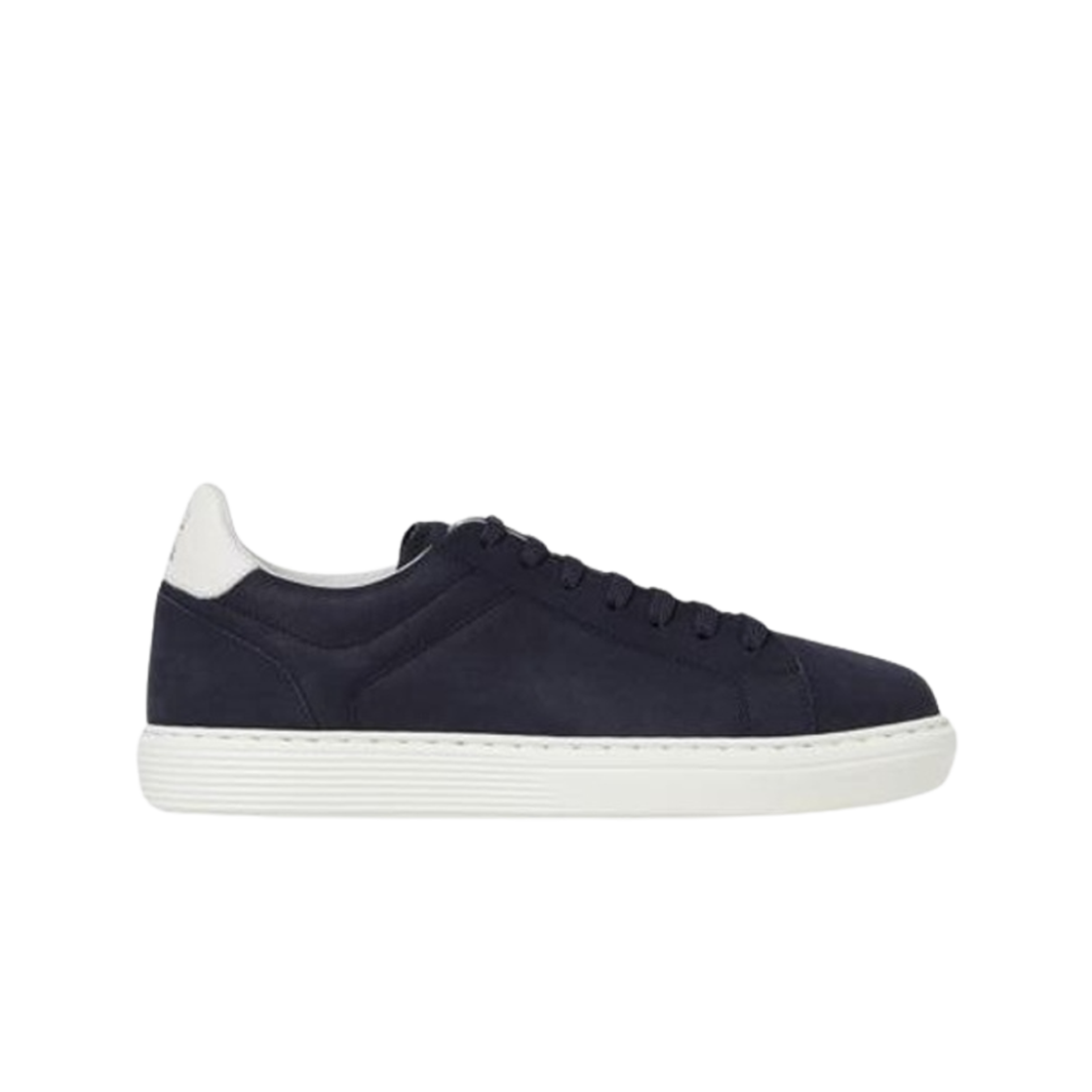 브루넬로 쿠치넬리 로고 누벅 스니커즈 네이비(Brunello Cucinelli Logo Nubuck Sneakers Navy) - 1