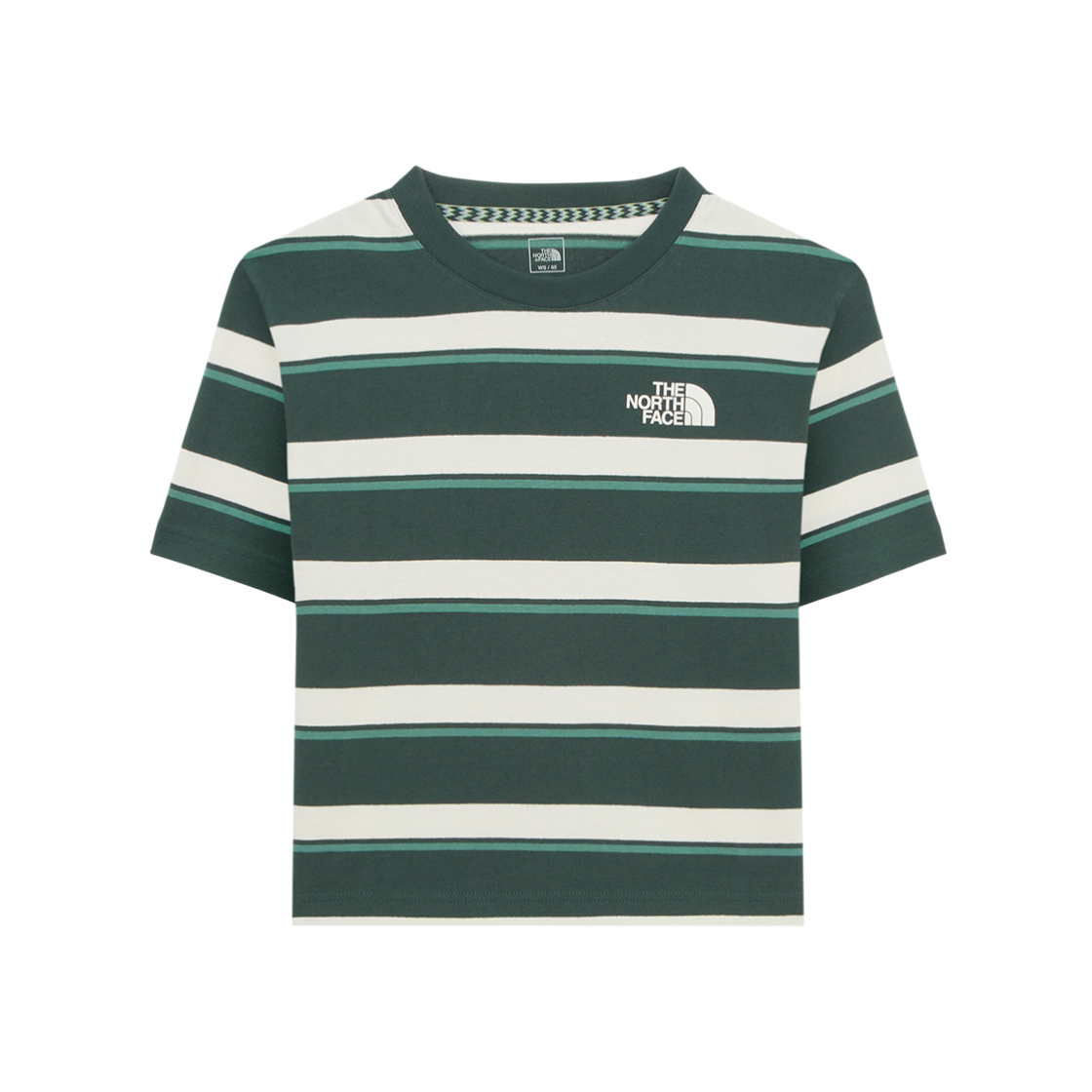 NT7UR28B The North Face Duro Stripe S/S Round T-Shirt Classic Green - 25SS