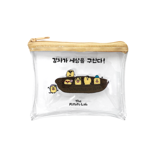POTATOMD13 The Potato Lab PVC Mini Pouch - Potato Basket