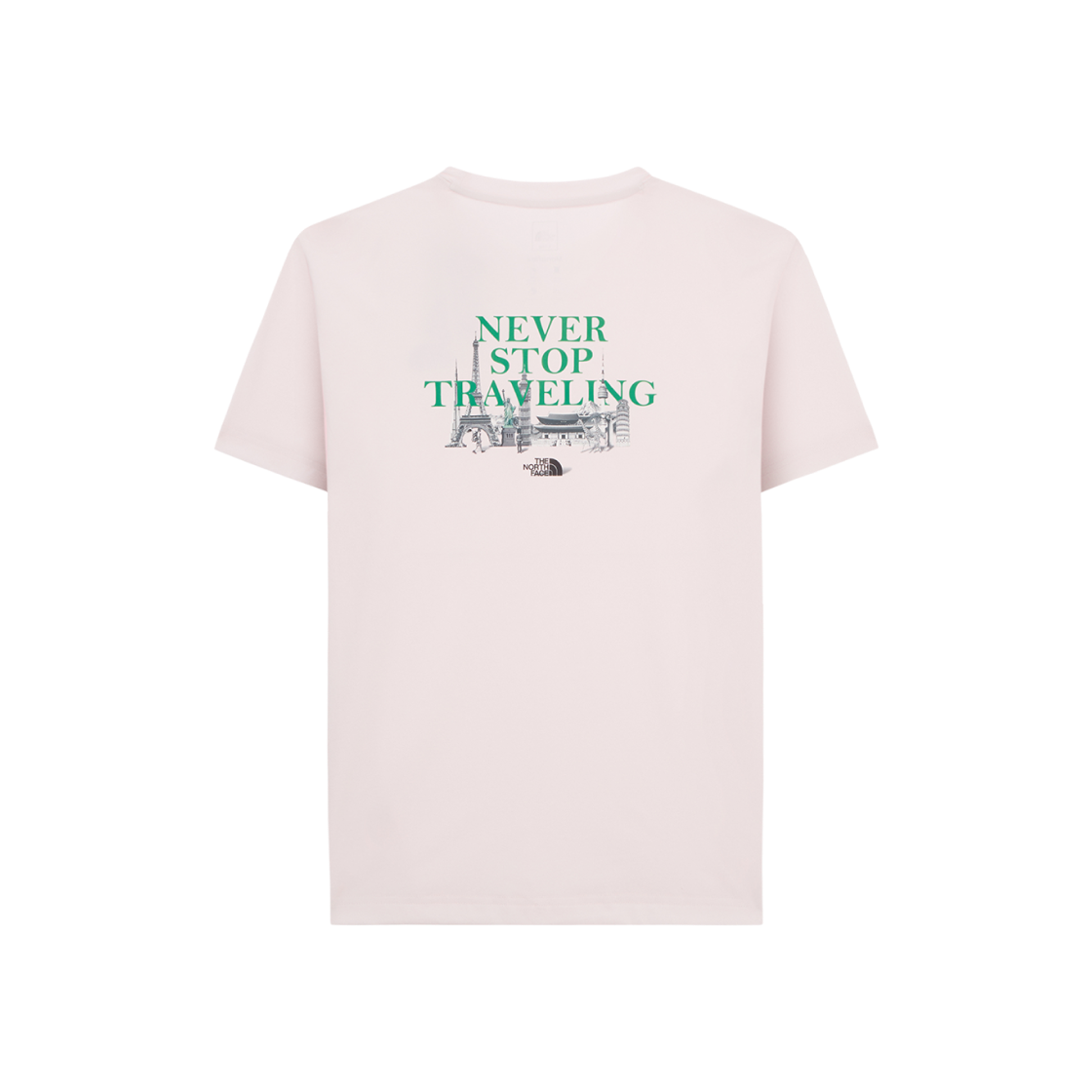 노스페이스 랜드마크 숏슬리브 라운드 티셔츠 라이트 핑크 - 25SS(The North Face Landmark S/S Round T-Shirt Light Pink - 25SS) - 2