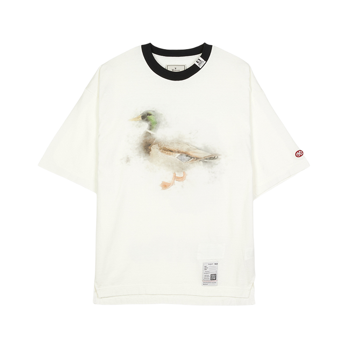메종 미하라 야스히로 숏슬리브 티셔츠 화이트(Maison Mihara Yasuhiro Short Sleeve T-Shirt White)