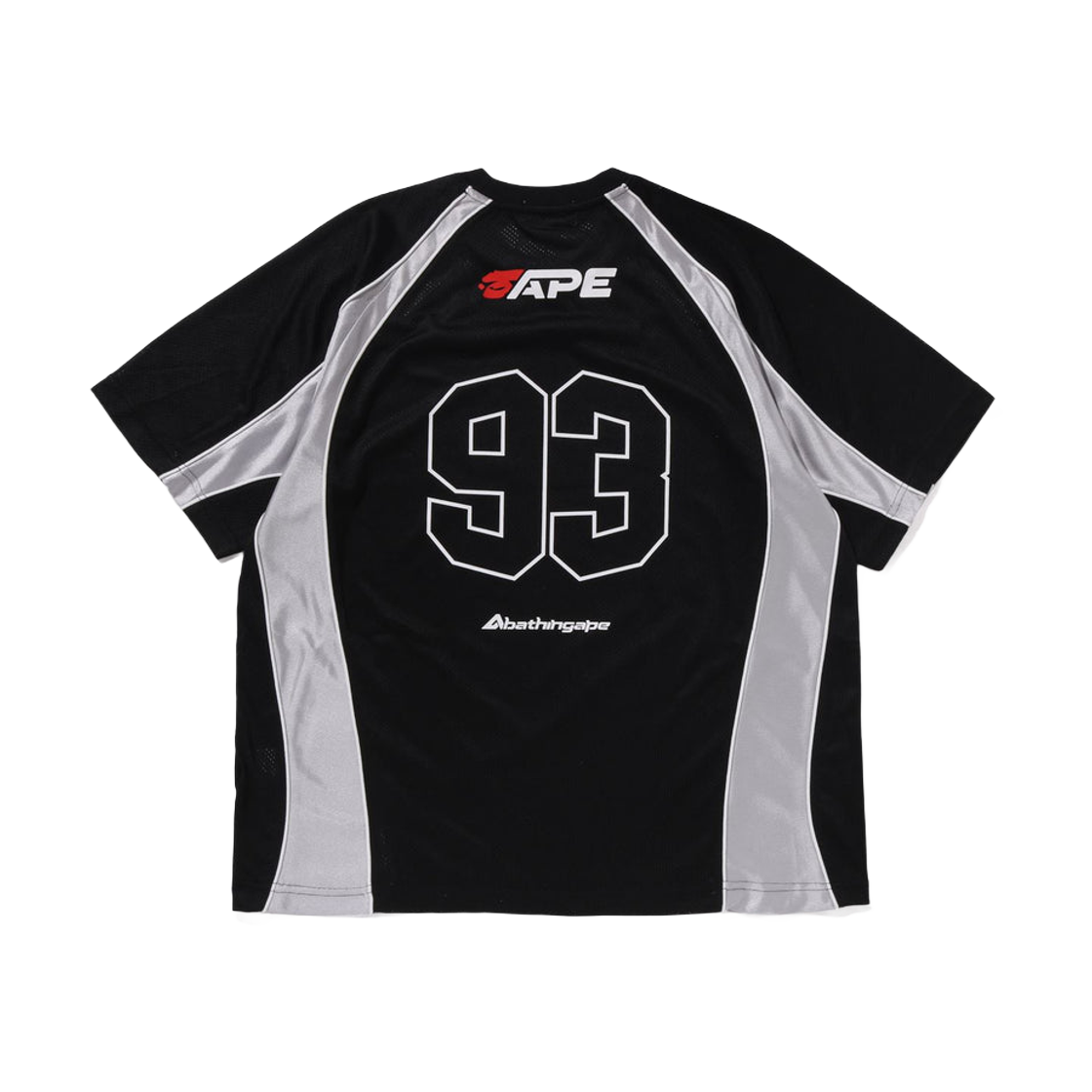 베이프 솔리드 카모 자카드 멀티로고 릴렉스드 핏 풋볼 저지 블랙(BAPE Solid Camo Jacquard Multilogo Relaxed Fit Football Jersey Black) - 2