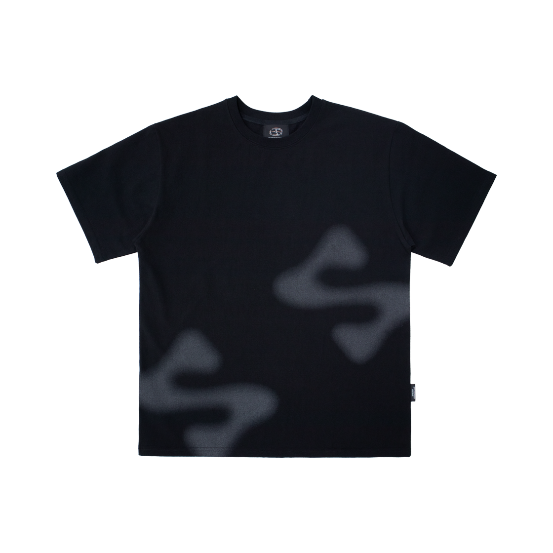 비피투디스오더 투 빅 심볼 로고 티 블랙(BP2DISORDER Two Big Symbol LogoTee Black)