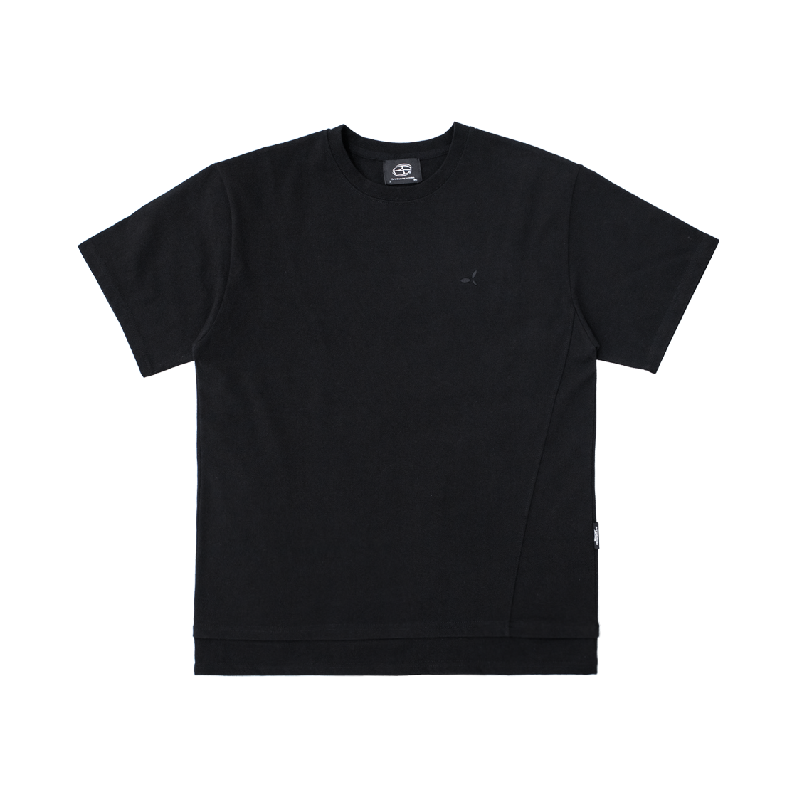 비피투디스오더 컷 패널 레이어 티 블랙(BP2DISORDER Cut Panel Layer Tee Black)
