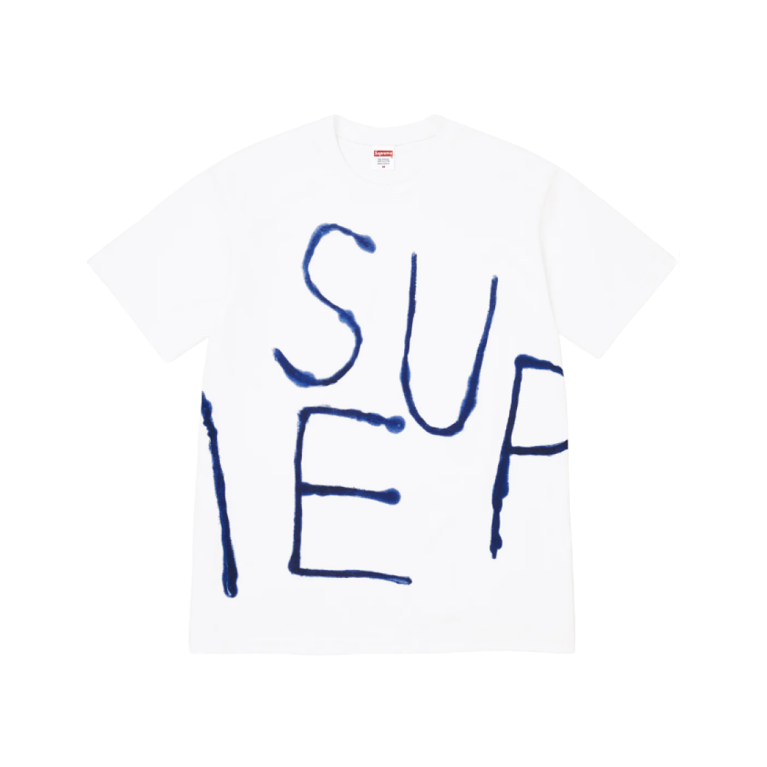 슈프림 페인티드 티셔츠 화이트 - 25SS